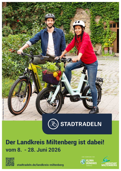 Plakat zum Stadtradeln 2026