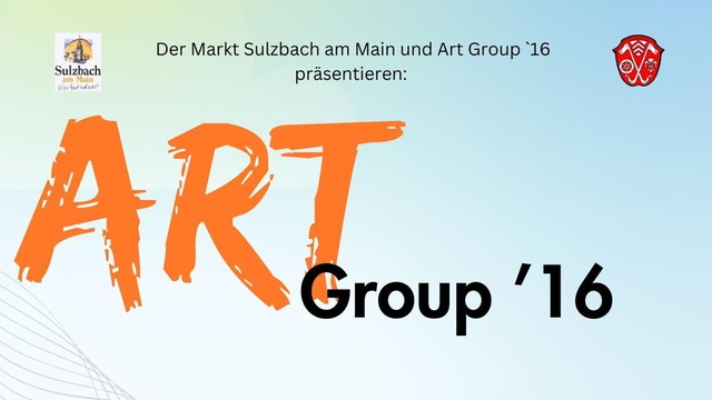 Plakat der Art Group 16 Kunstausstellung