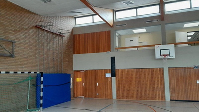Sporthalle von innen