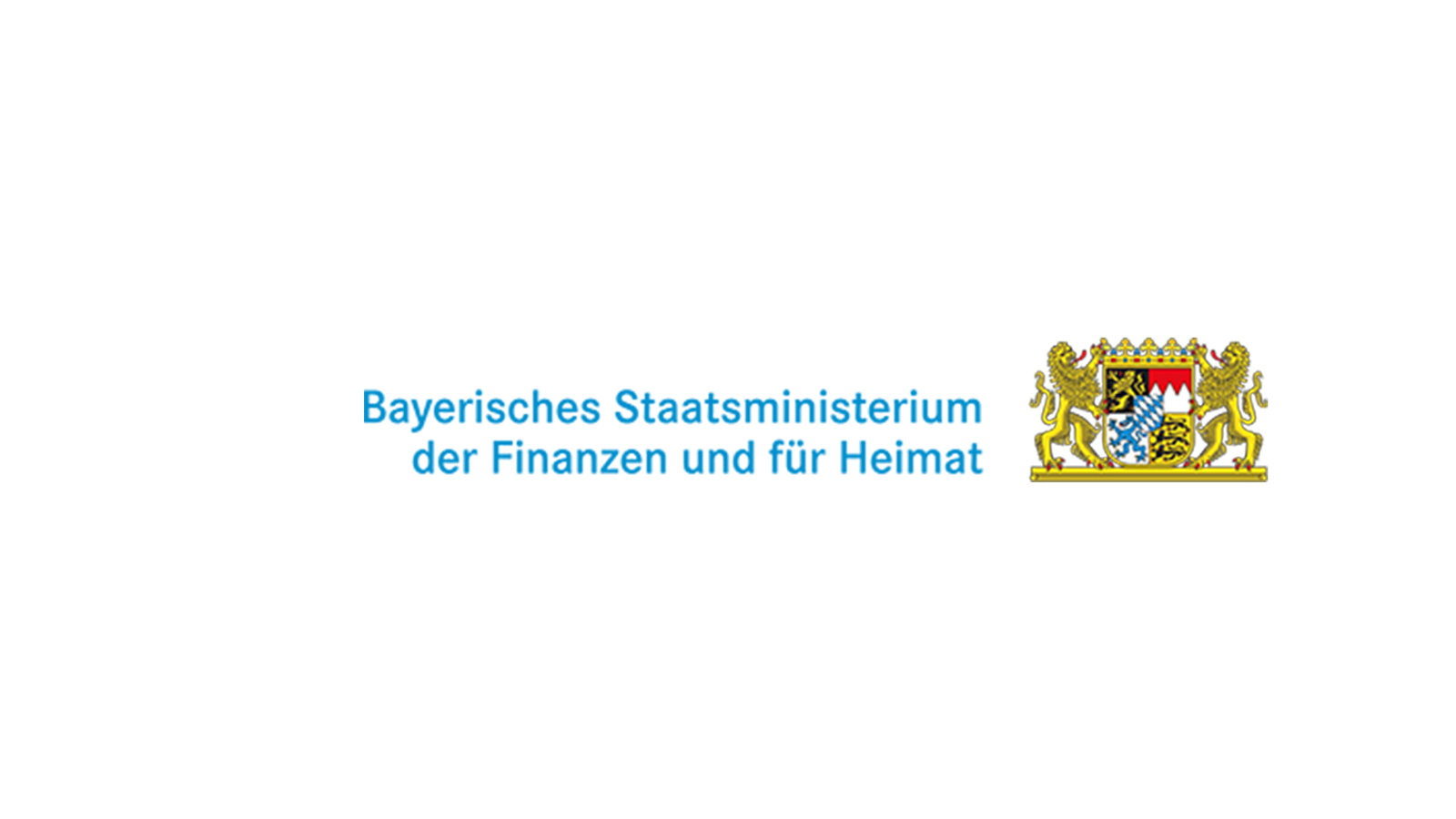 Logo des bayerisches Staatsministeriums der Finanzen und für Heimat