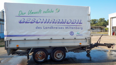 Geschirrmobil geschlossen