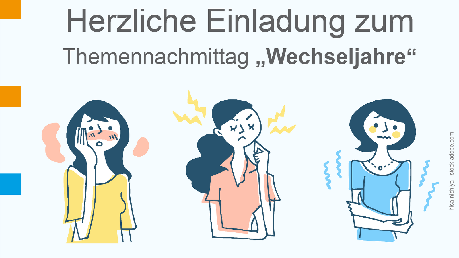 Einladung zum Themennachmittag Wechseljahre