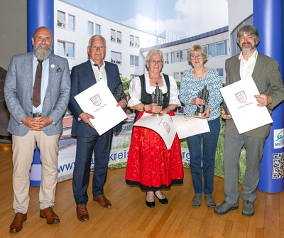 Ehrenpreise für Zawidzki, Schmitt, Faust und Goebel