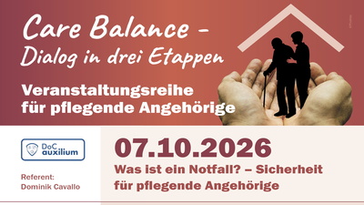 Care Balance - Dialog in drei Etappen
