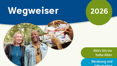 Plakat zum Wegweiser „Älter werden im Landkreis Miltenberg“