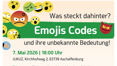 Plakat "Emojis Codes und ihre unbekannte Bedeutung"