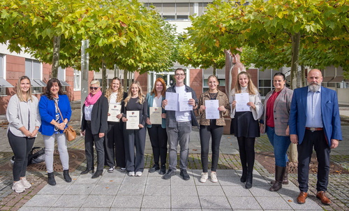 Die erfolgreichen Auszubildenden