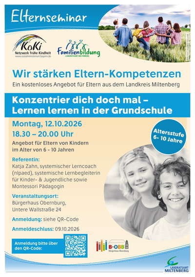 Elternseminar - Wir stärken Eltern-Kompetenzen