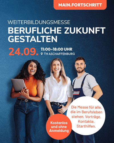 Plakat Weiterbildungsmesse Main.Fortschritt 2025