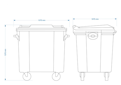 1100 Liter Tonne