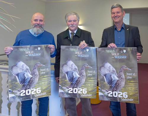 Übergabe der Schulkalender 2026