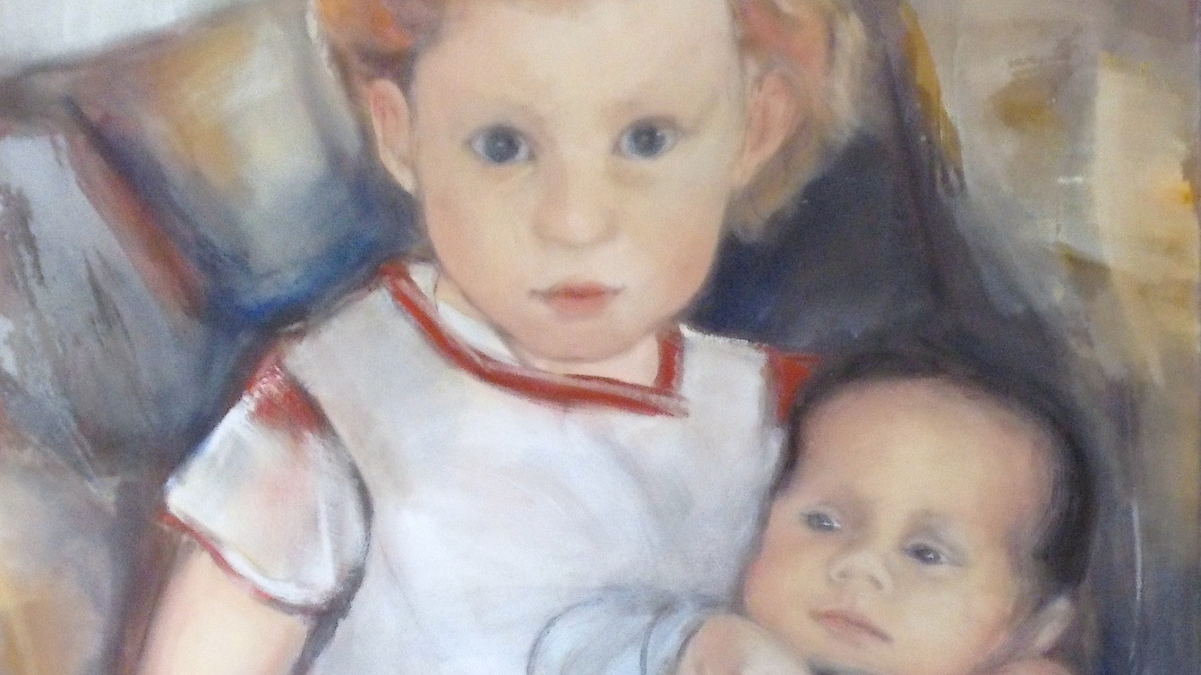 Bild eines Kindes mit einem Baby
