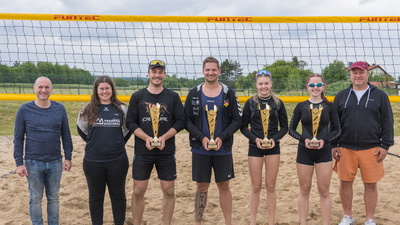 Siegerehrung Beachvolleyball
