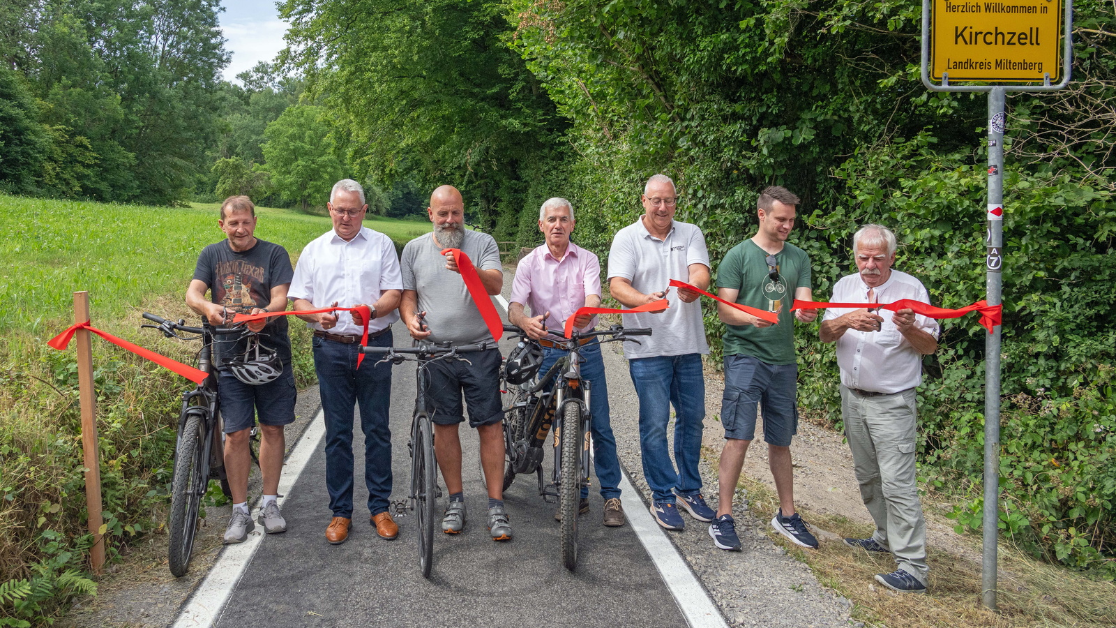 Eröffnung des Radweges