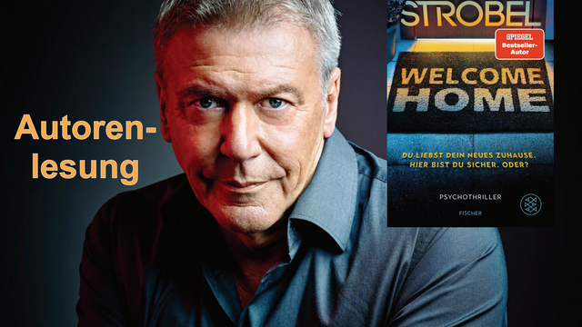 Autor Arno Strobel und sein Buchcover