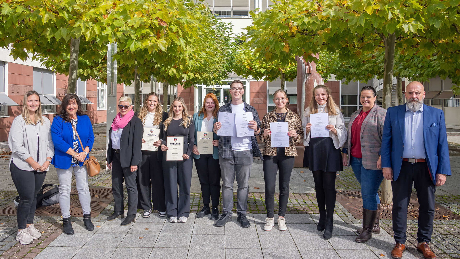 Die erfolgreichen Auszubildenden