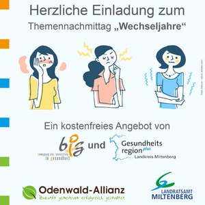 Einladung zum Themennachmittag Wechseljahre