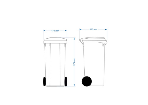 120 Liter Tonne