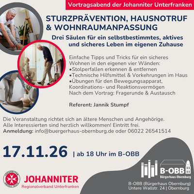 Plakat zum Vortrag