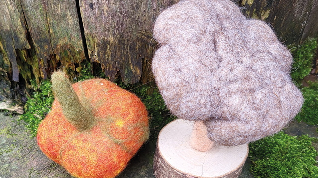 gefilzte Halloweendeko