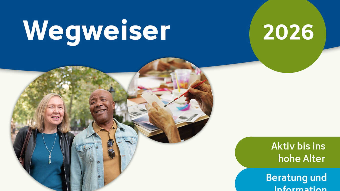 Plakat zum Wegweiser „Älter werden im Landkreis Miltenberg“