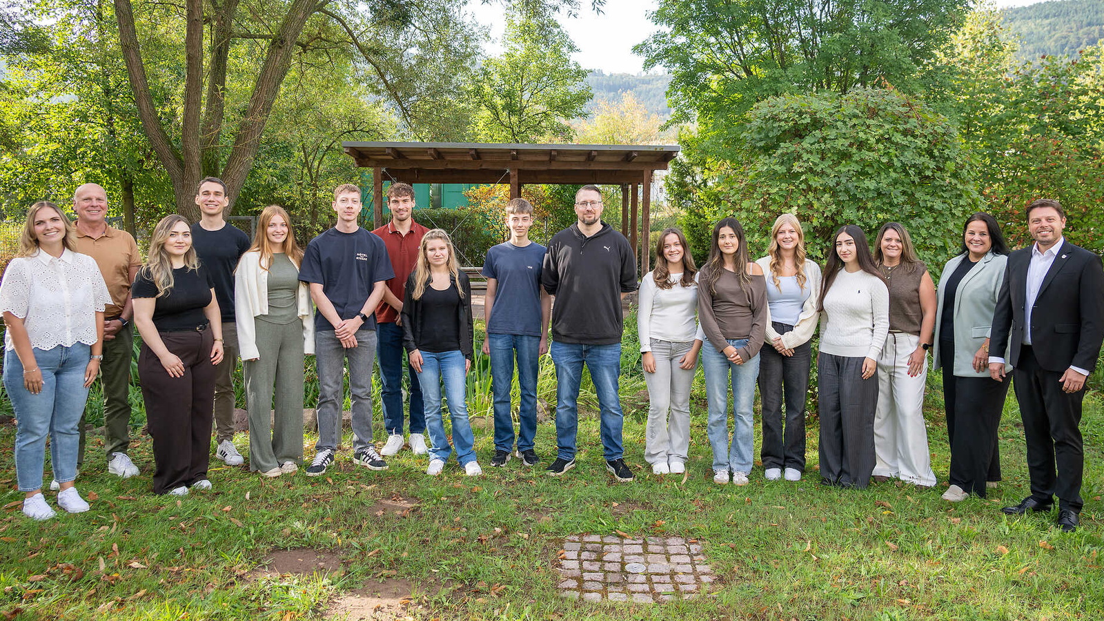 Gruppenbild der neuen Azubis