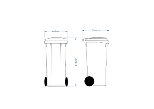 60 Liter Tonne