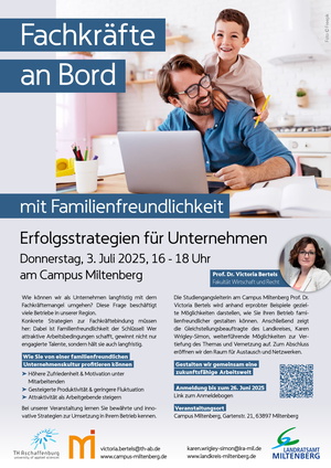 Familienfreundlicher Arbeitsplatz