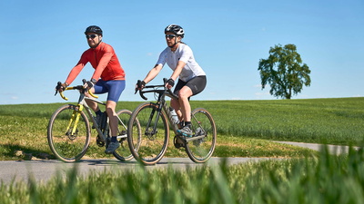 Zwei Radfahrer