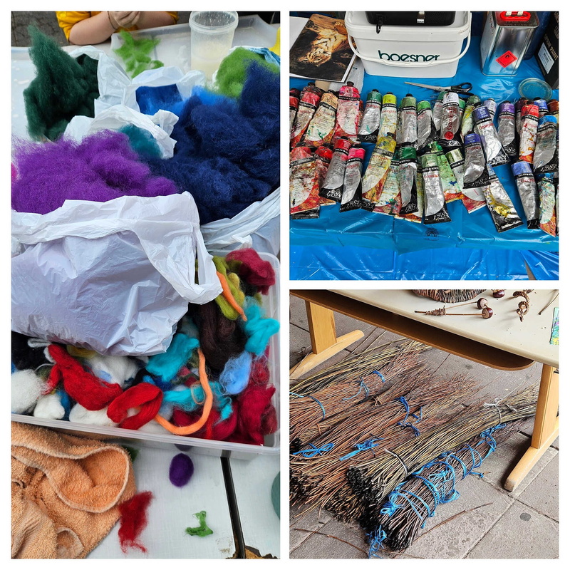 Collage mehrerer Kunstwerke