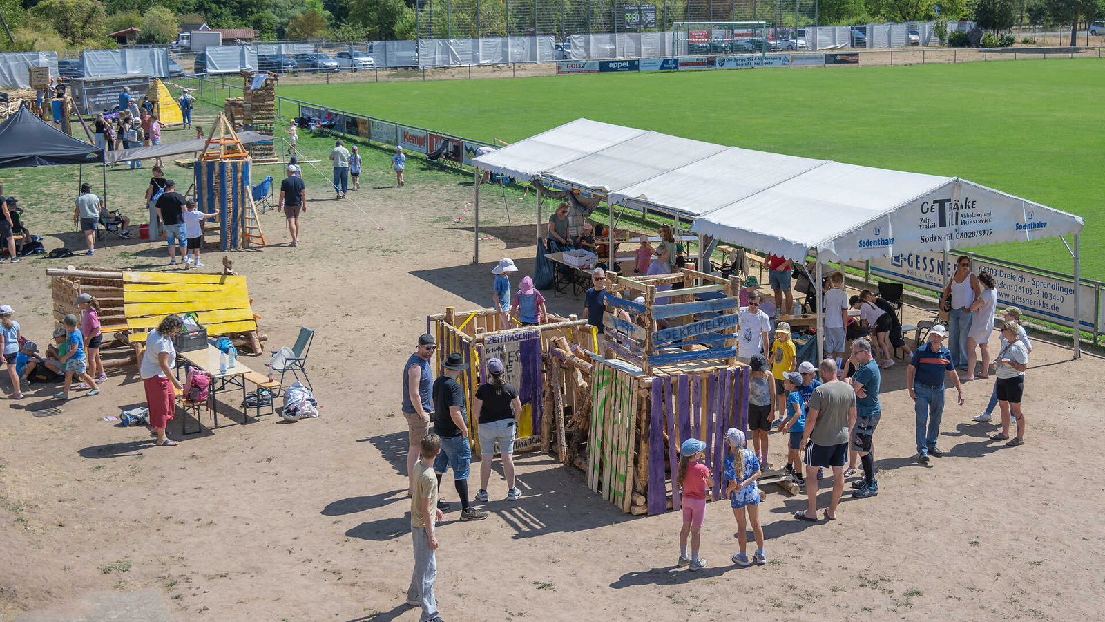 Abenteuerspielplatz von oben
