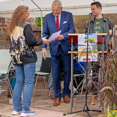 Siegerehrung für das größte Team der WIKA Klingenberg