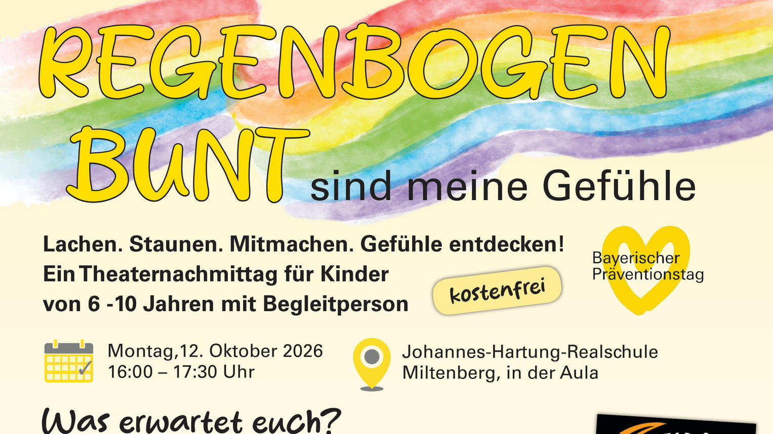 Theaternachmittag für Kinder am Präventionstag
