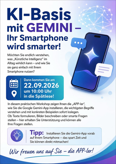 KI-Basis mit Gemini - Ihr Smartphone wird smarter!