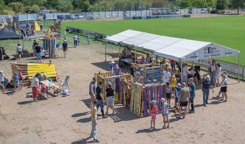 Abenteuerspielplatz von oben