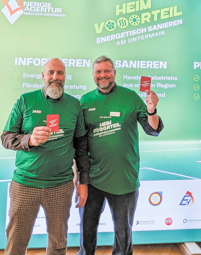 Landrat Bernd Schötterl und Klimaschutzmanager Sebastian Randig