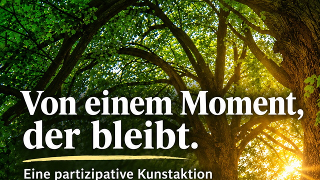 Plakat mit Infos zur Veranstaltung