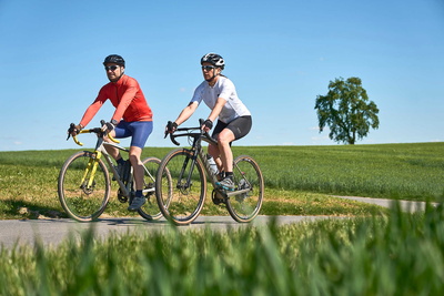 Zwei Radfahrer