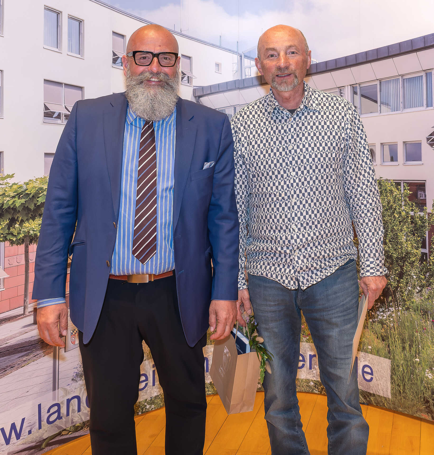 Überreichung der Kommunalen Dankurkunde